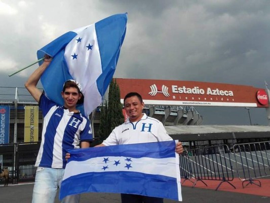 El ambiente previo al duelo entre México y Honduras