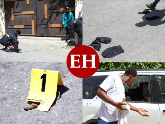 Así quedó la escena del crimen tras el asesinato del presidente de Haití