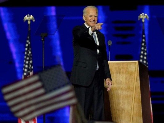 Las primeras imágenes de Joe Biden como presidente electo de EEUU