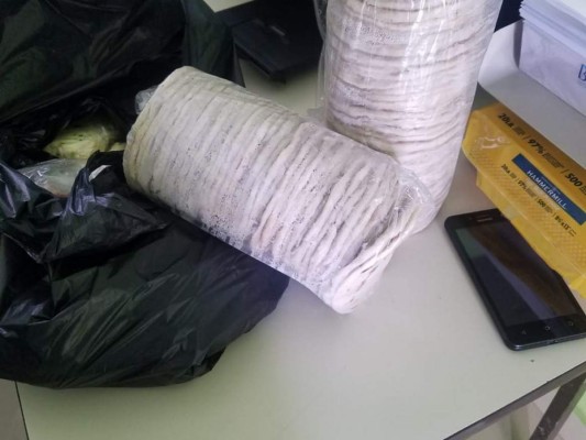Camuflada en medio de tortillas, mujer pretendía introducir marihuana a Centro Penal de Copán&nbsp;