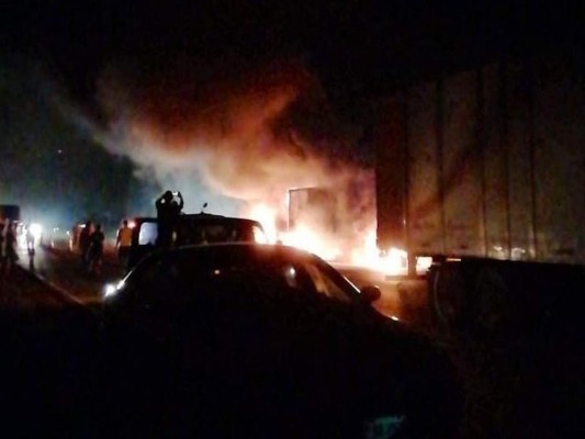 Los destrozos causados por accidente en Taulabé que deja luto en Honduras