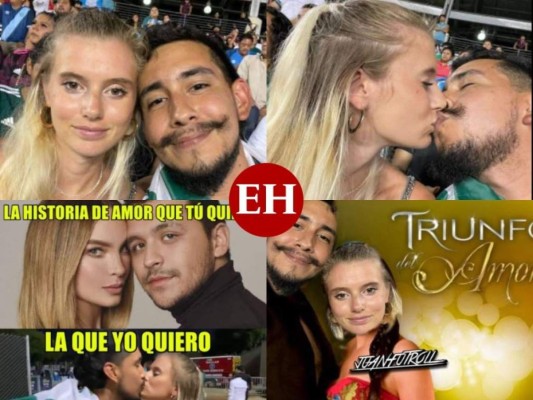 Relación entre gringa y mexicano presentes en partido de Copa Oro causa revuelvo en redes con memes