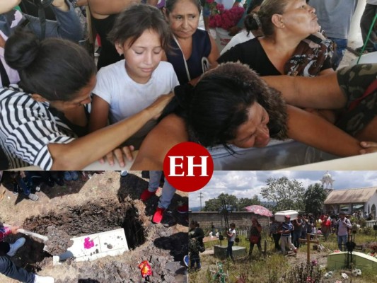 Consternación y llanto en sepelio de niña supuestamente envenenada