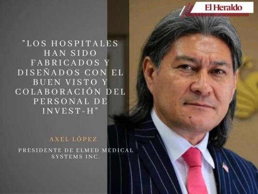 'No hay falsificación': así se defiende Axel López de cuestionada compra de hospitales móviles