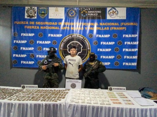 Detienen a principal distribuidor de droga de la MS-13 en San Pedro Sula