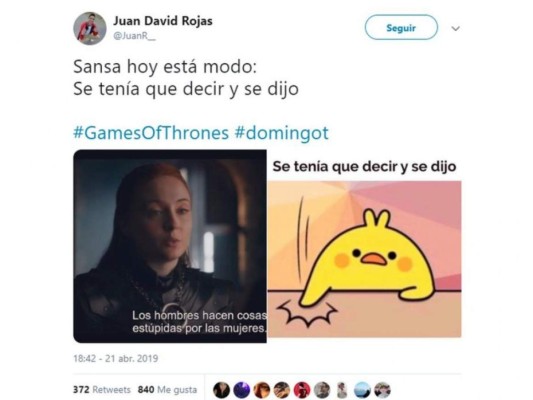 La batalla de memes que dejó el segundo capítulo de 'Game of Thrones' 8x02