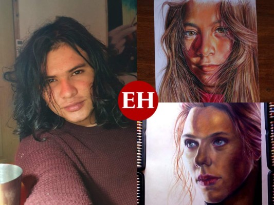 Josué Nolasco, el hondureño que sorprende con sus obras de arte en TikTok&nbsp;&nbsp;