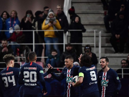 El PSG sigue avanzando en Copa con goles de Sarabia&nbsp;&nbsp;