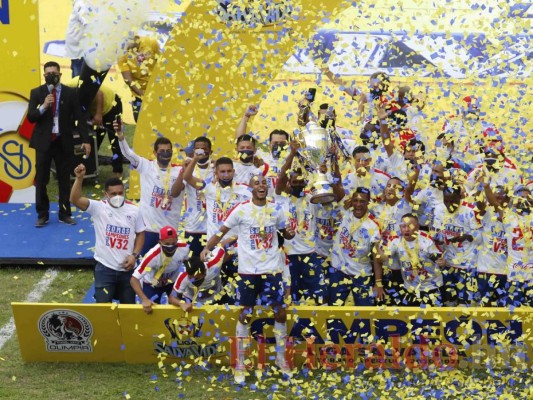 Así celebró Olimpia su 32 copa como campeón del fútbol hondureño