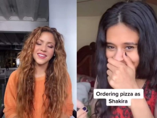 Shakira decidió hacer dueto a la joven influencer. Foto: Captura de video.