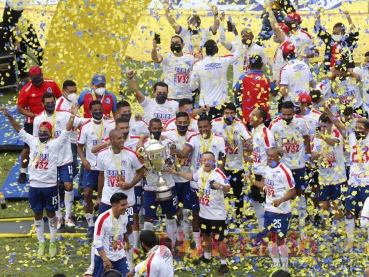 Así celebró Olimpia su 32 copa como campeón del fútbol hondureño