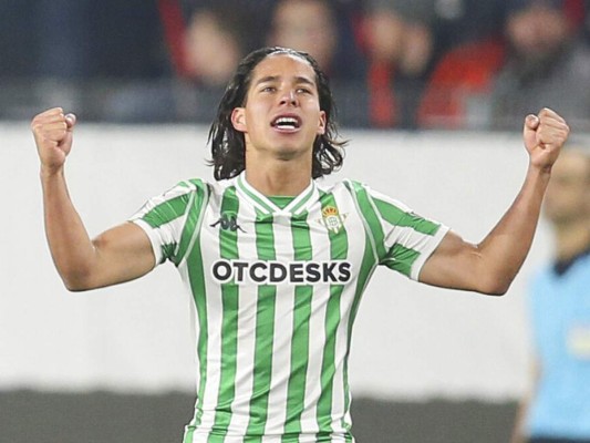 Primer gol de Lainez da empate a Betis en Liga Europa&nbsp;