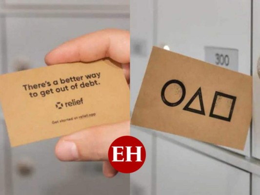 Empresa reparte tarjetas inspiradas en 'El juego del calamar' &nbsp;&nbsp;