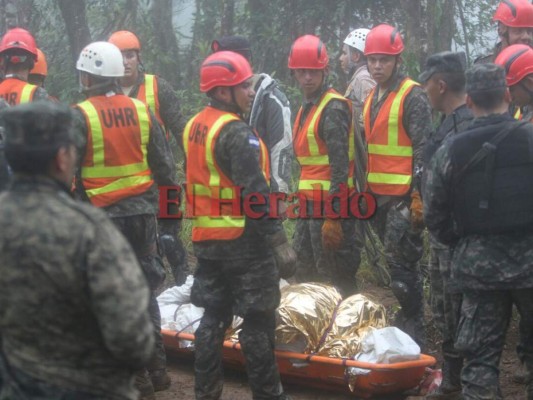FOTOS: Así fue el rescate de los restos de Hilda Hernández y las otras 5 víctimas