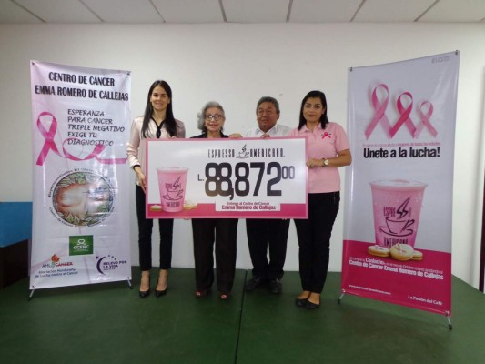 Espresso Americano entregó importante donativo