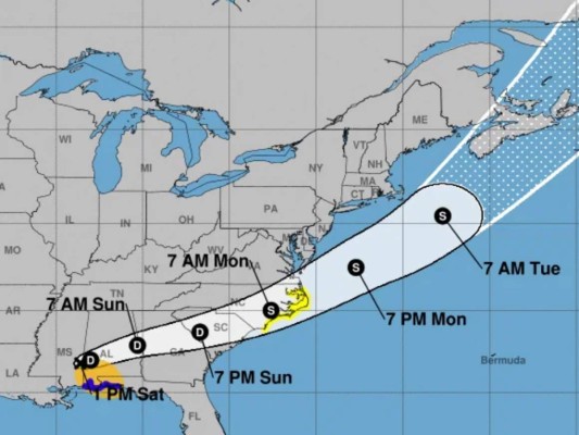 La tormenta tropical Claudette deja lluvias y fuertes vientos en EEUU&nbsp;&nbsp;