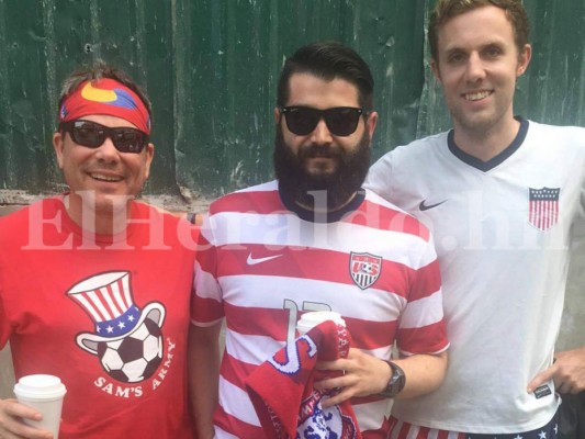Tres gringos varados en la calurosa San Pedro Sula previo al duelo Honduras vs USA