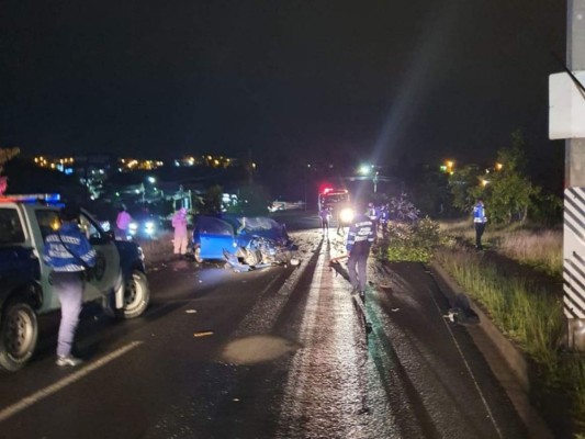 FOTOS: Los destrozos del fatal accidente que dejó un muerto en el anillo periférico