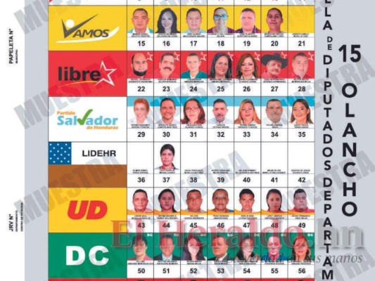 Exministros, exalcaldes y regidores aspiran a una diputación en Olancho