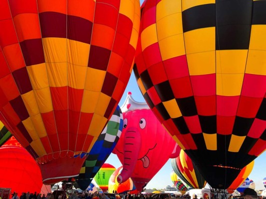 FOTOS: Así celebrarán festival de globos aerostáticos en Nuevo México