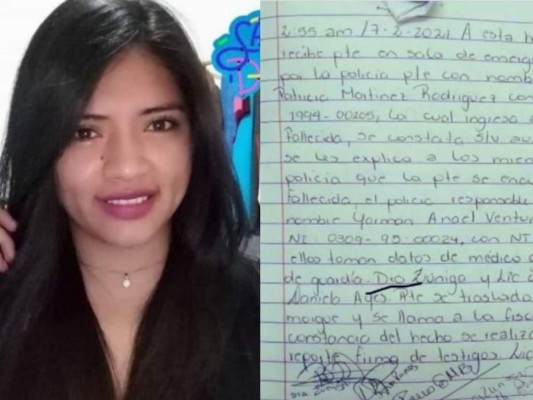 Keyla Martínez fue ingresada fallecida, según registro del hospital