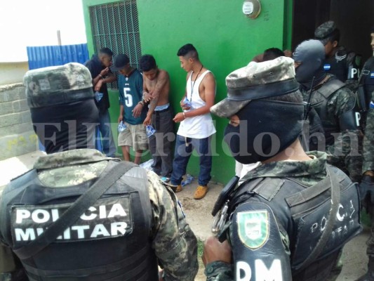 Tras enfrentamiento con policías caen cinco supuestos pandilleros en la Nueva Capital