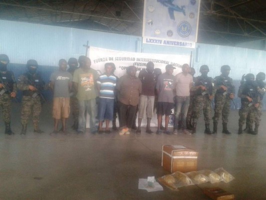 Honduras: Capturan a 14 misquitos con unos 25 kilos de cocaína &nbsp;&nbsp;