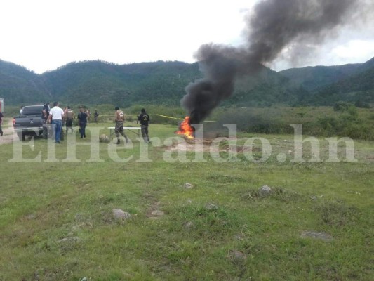 Tegucigalpa: Destruyen cocaína y marihuana incautada