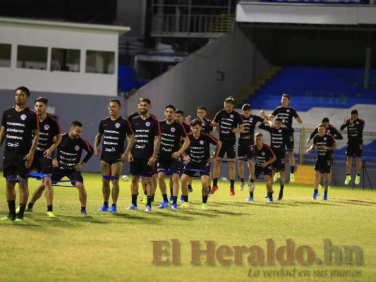 FOTOS: Chile entrena en el Morazán, en el regreso de Rueda a San Pedro Sula