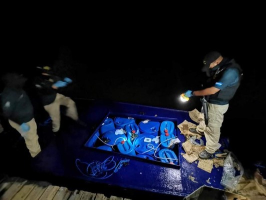 Las imágenes que dejó el fuerte decomiso de cocaína en La Mosquitia