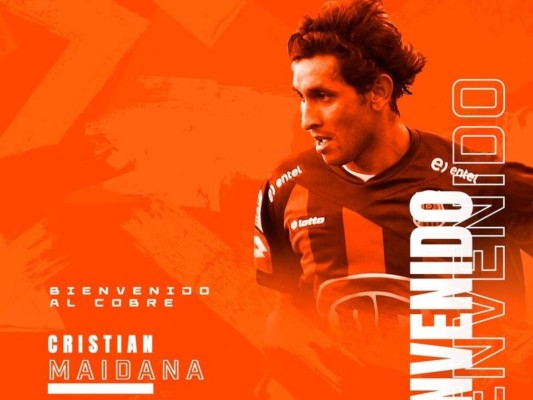 Cristian Maidana se convierte en nuevo jugador del Cobresal de Chile