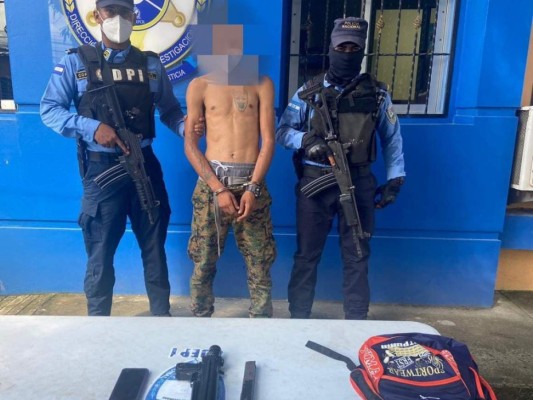 Capturan a 'Demon', integrante de la MS-13, con arma prohibida&nbsp;&nbsp;