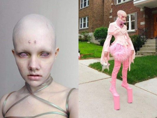 Así es Fecal Matter, la chica que parece un extraterrestre