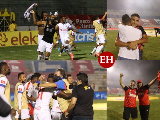 La celebración del Olimpia tras alzar la copa del Torneo Clausura 2021 (FOTOS)