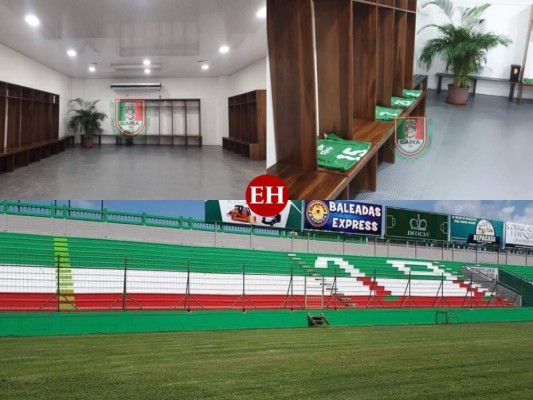 FOTOS: Así son las mejoras que le hicieron al estadio Yankel Rosenthal, sede de Marathón en San Pedro Sula