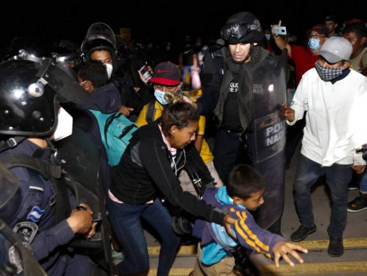 Las 20 fotos más impactantes de la caravana migrante