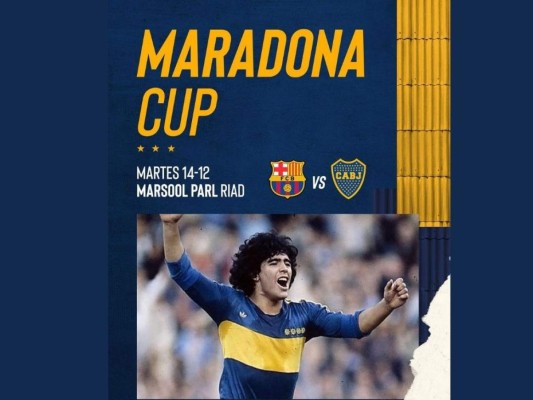 Boca y Barcelona en partido homenaje a Maradona en Arabia Saudita  