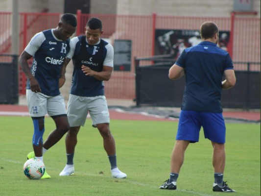 FOTOS: Así fue el duro entreno de la Selección de Honduras previo al duelo contra Curacao