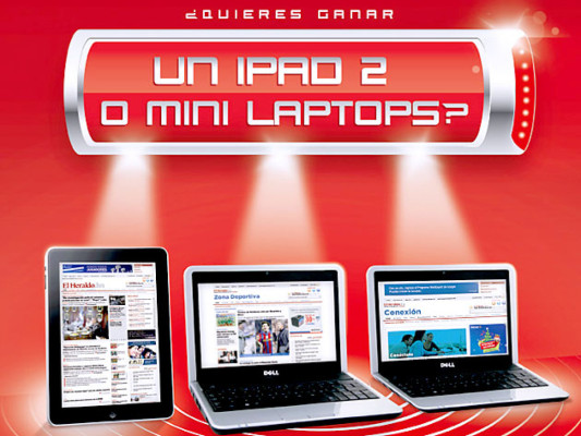 ElHeraldo.hn te regala un iPad 2 y dos mini laptops