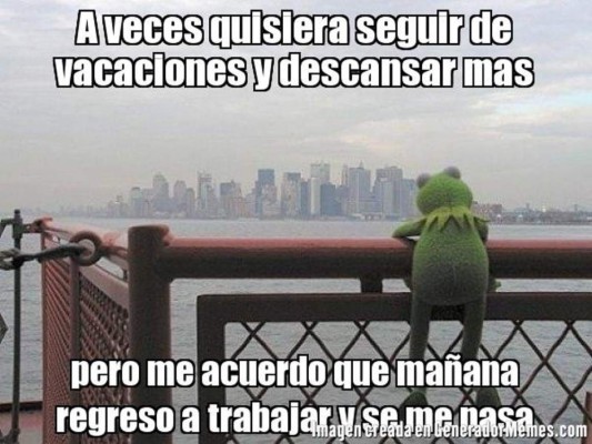 Los mejores memes sobre el regreso de las vacaciones de Semana Santa