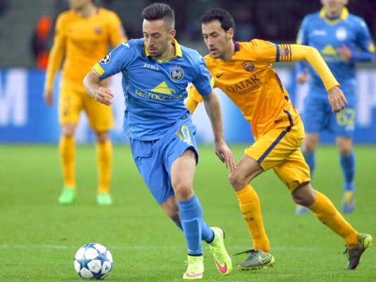 Barcelona cumple en Bielorrusia con goles de Rakitic y un gran Neymar