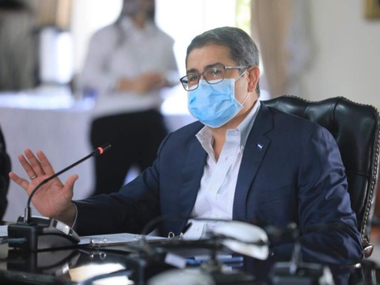 El mensaje del presidente Hernández a Trump tras contagiarse de covid-19