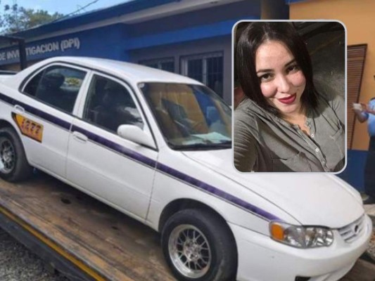 Abandonado hallan taxi de la estudiante de derecho desaparecida en La Ceiba