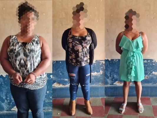 Capturan a tres mujeres que presuntamente maltrataban a su mamá en El Paraíso
