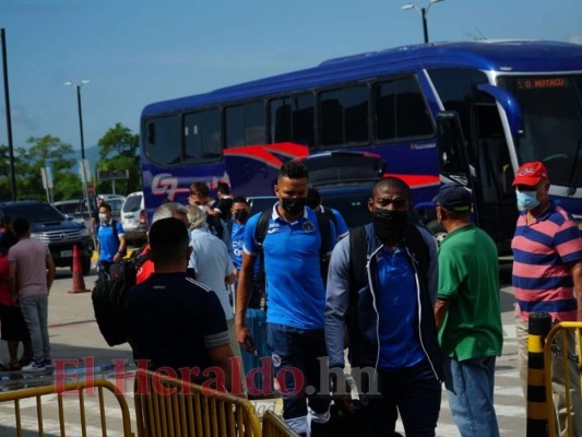 Motagua viajó este lunes a Canadá con la mira puesta en el Forge FC (Fotos)