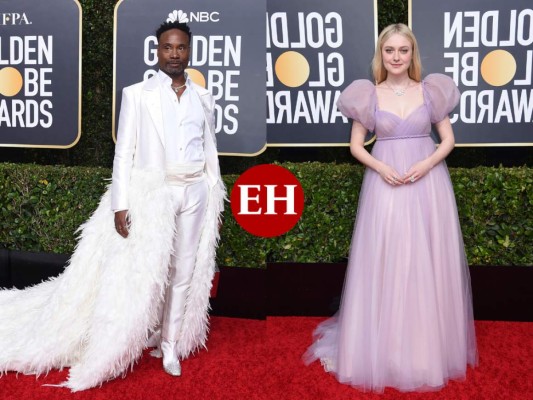 Blanco y rosa dominan la alfombra roja de los Globos de Oro