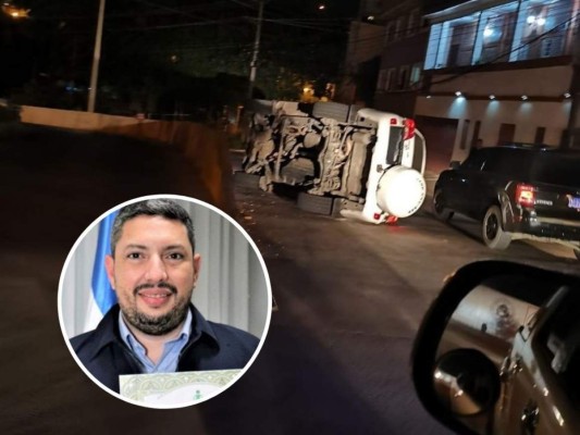 'Solo fue el susto': Ministro de Copeco sufre accidente vial en la capital