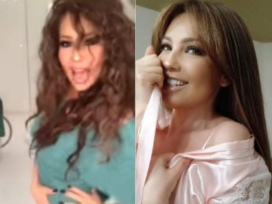 ¡Al descubierto! Thalía baila como 'Marimar' y muestra más de la cuenta&nbsp;&nbsp;