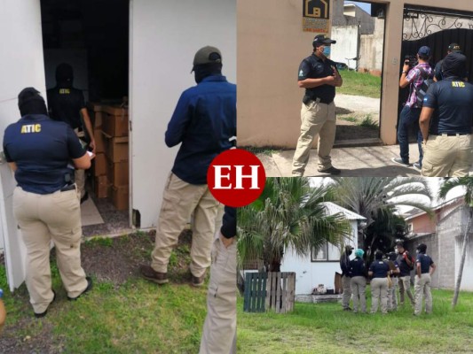 Cajas apiladas en una bodega: las fotos que no vio del allanamiento en casa de madre de Marco Bográn