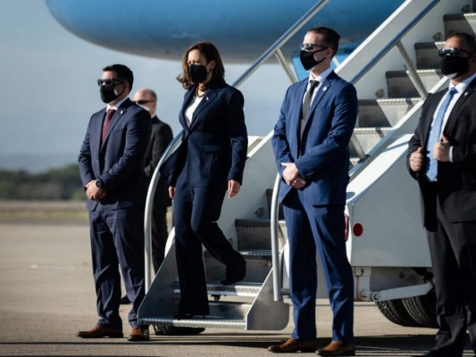 Kamala Harris, vicepresidenta de EEUU, llega a Honduras para toma de posesión